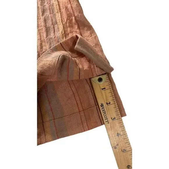 Madewell‎ Women Oversized Stripe Cotton Linen Camp Shirt Small New - Picture 6 of 12